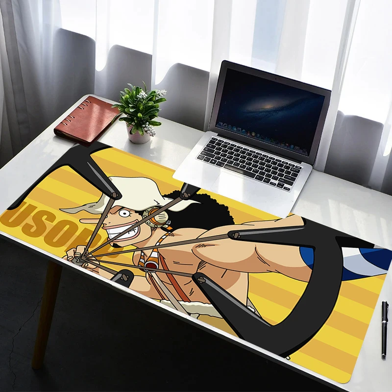 

Mouse Pad PC Non Slip Rubber Mousepad Laptop Gamer Cabinet HD Keyboard Pad Office One Piece Usopp Computer Gaming Desk Mouse Mat