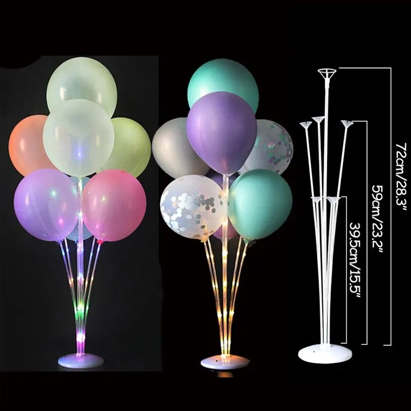 Balloons Stand Stick Tubes Wedding Birthday Party Decoration Balloon Support Kids Baby Shower Balons Accessories Supplies