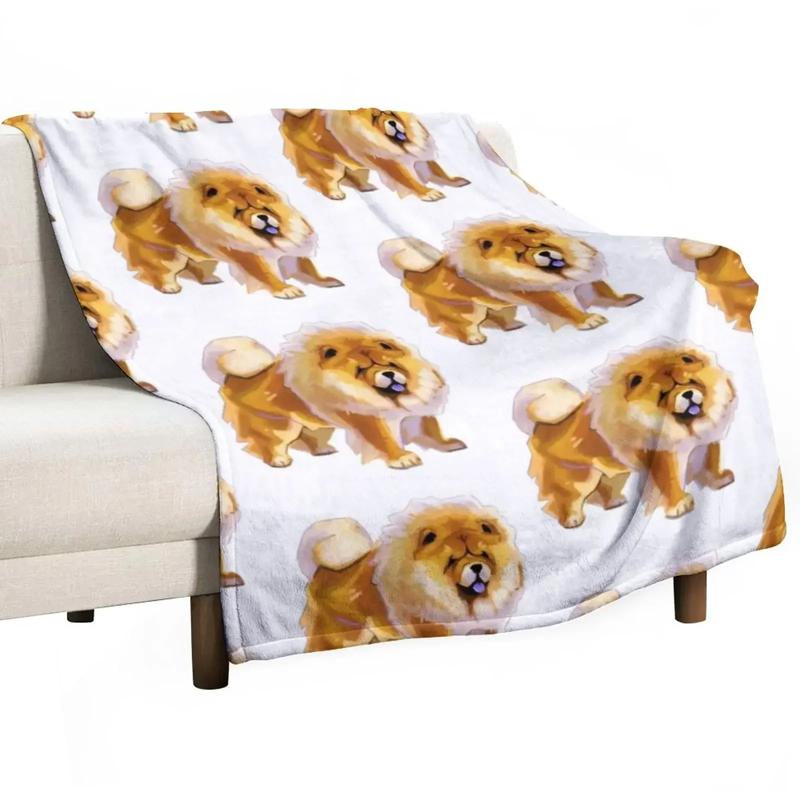 

Chow chow Throw Blanket Soft Beds Thermals For Travel Heavy Luxury Brand Blankets