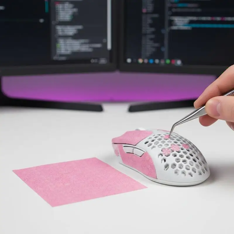 Wireless Gaming Mouse Sticker 15x11cm DIY Non Slip Grip Tape Sweat Resistant Universal Style for Office UseHot