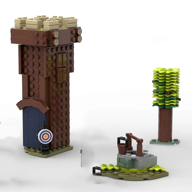 Moc Building Bricks Woad Village ModelTechnology Modular Blocks Medieval Castle Model Gifts Christmas Toys DIY Sets Assembly