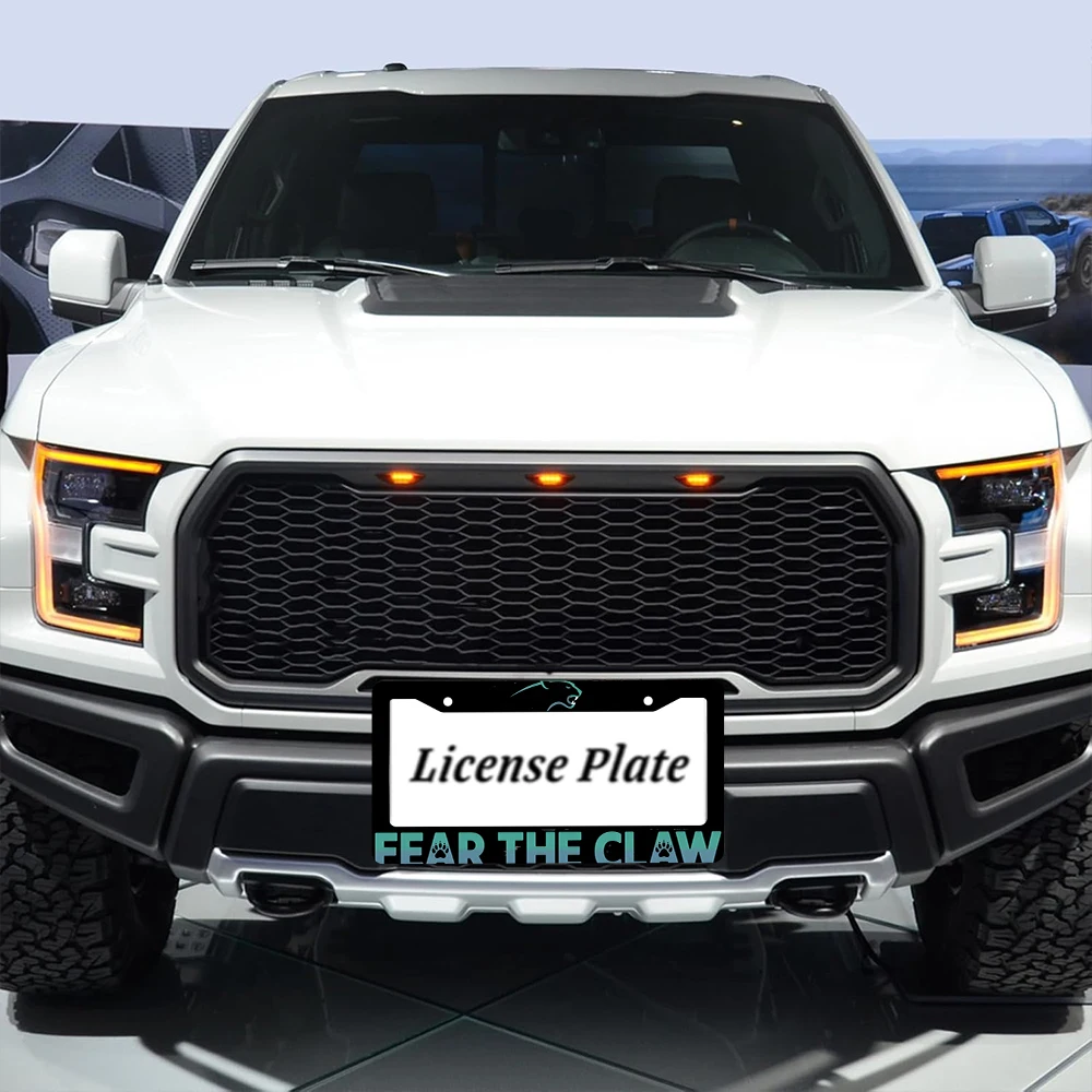 1 قطعة إطار لوحة ترخيص بفتحتين من الألومنيوم الأسود مع نمط النمر، 6 × 12 بوصة، يتضمن طقم مسامير ربط، ديكور سيارة مبتكر قديم