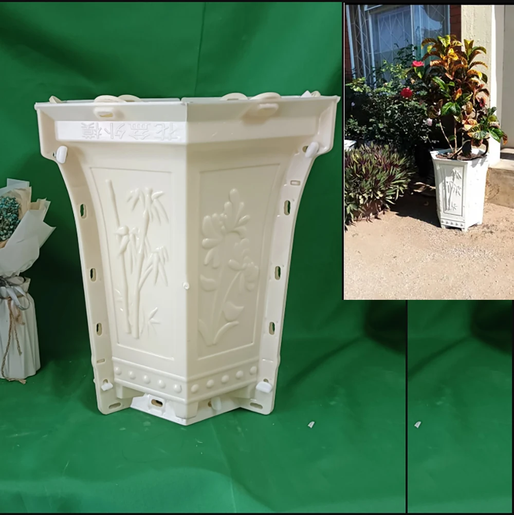 

Height 44cm Flower Stand Plastic Concrte Planter Pot Molds for Outdoors on Sale