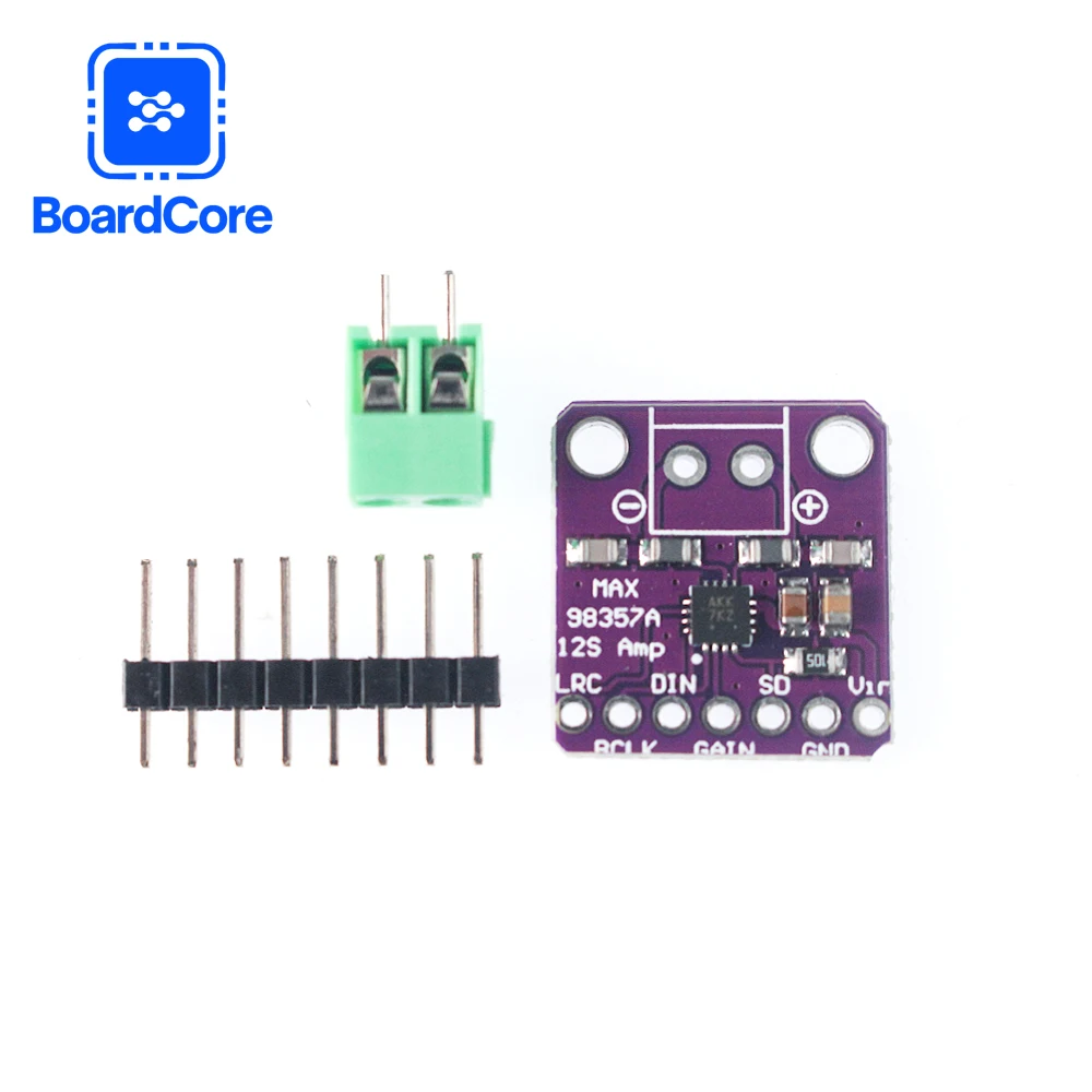 MAX98357A MAX98357 I2S 3W Class D Amplifier Breakout Interface I2S DAC Decoder Module for Audio