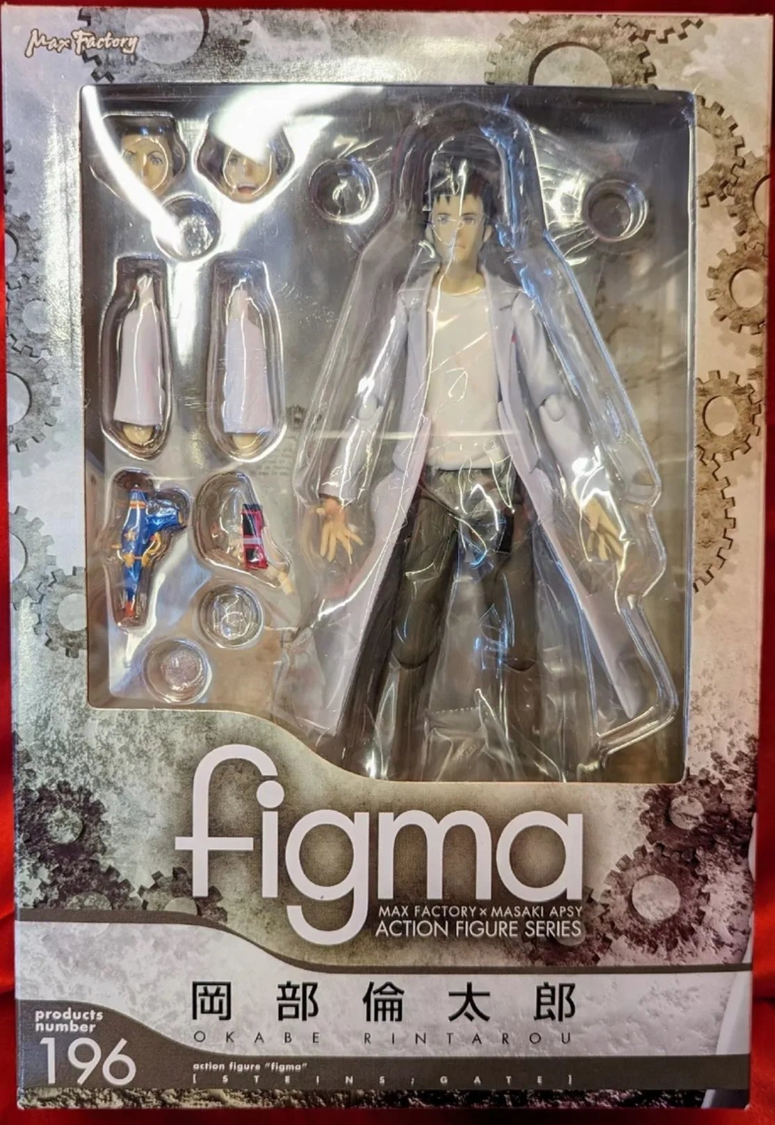 In Stock Original Max Factory Figma#196 Steins Gate Okabe Rintarou