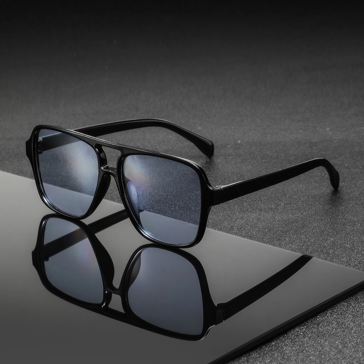 1 Par de Óculos Masculinos Clá - Men'S Fashion Round Glasses avaliação e preço