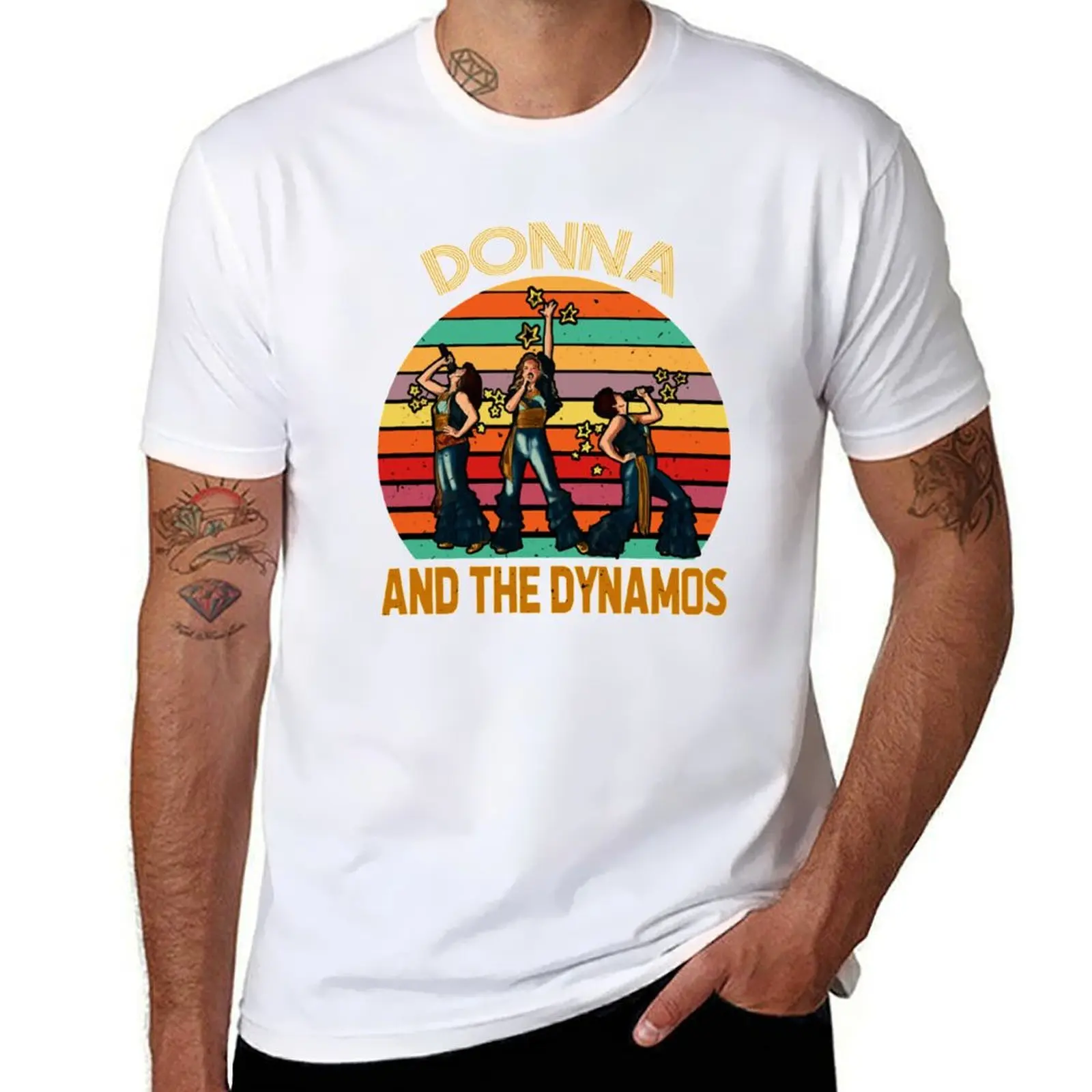 

Donna and the dynamos Mamma Mia Music Dynamos Perform Musical T-Shirt g man t shirts for men T-Shirt