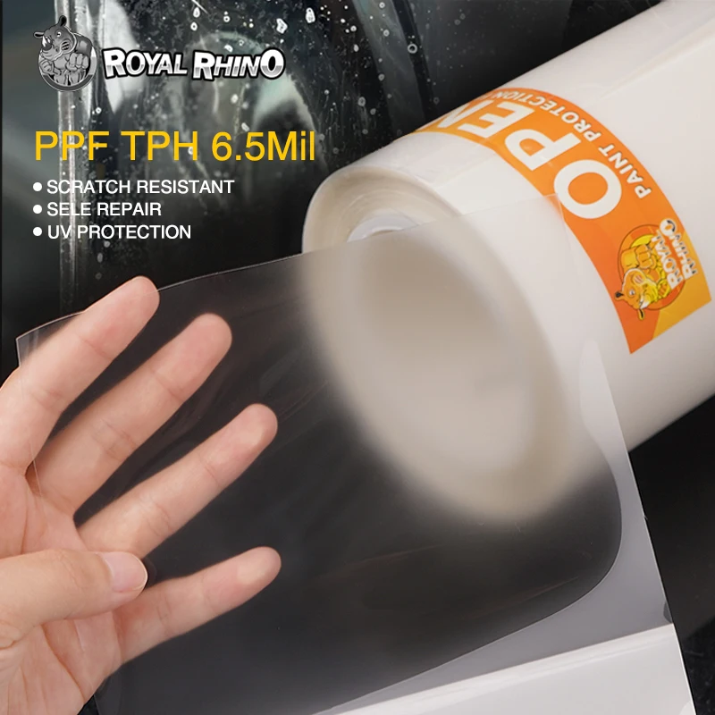 

PPF Paint Protection Film Transparent PPF TPH Glossy 1.52*15M 6.5mil PPF anti acid rain Anti Yellow Car Film