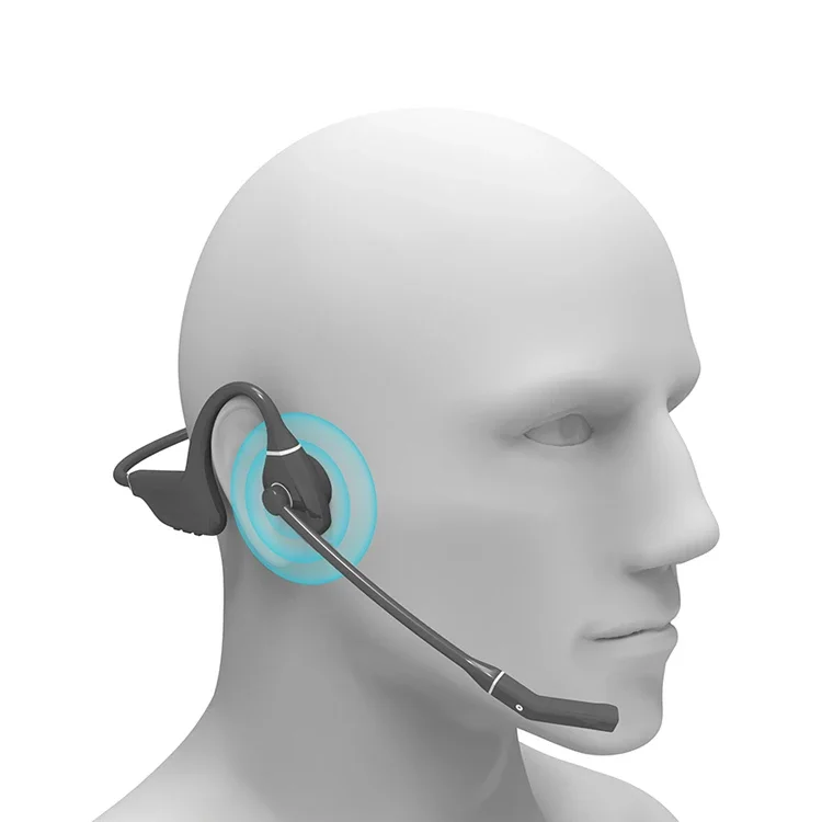 

Новинка 2024 Bluetooth PTT гарнитура костной проводимости наушники с микрофоном