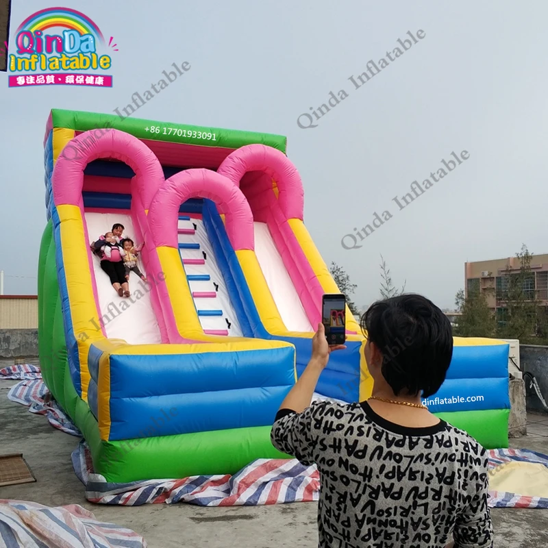 Kids Playgrounds Inflatables Slide Water Slides Bouncy Trampoline Dry Slide Can Ship By Sea,Air Or Express