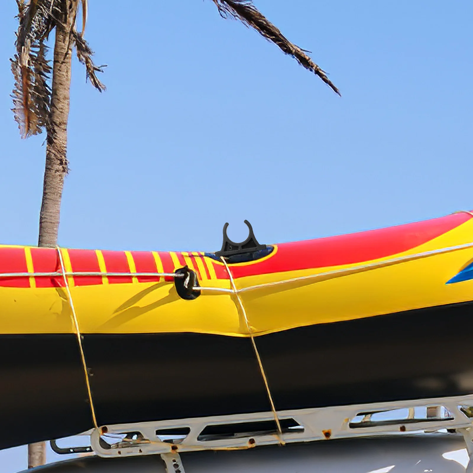 

4Pcs Plastic Paddle Clip Holders Kayak Canoe Paddle Buckles Fixed Clips Boat Accessories for Easy Paddling Clip for Kayak