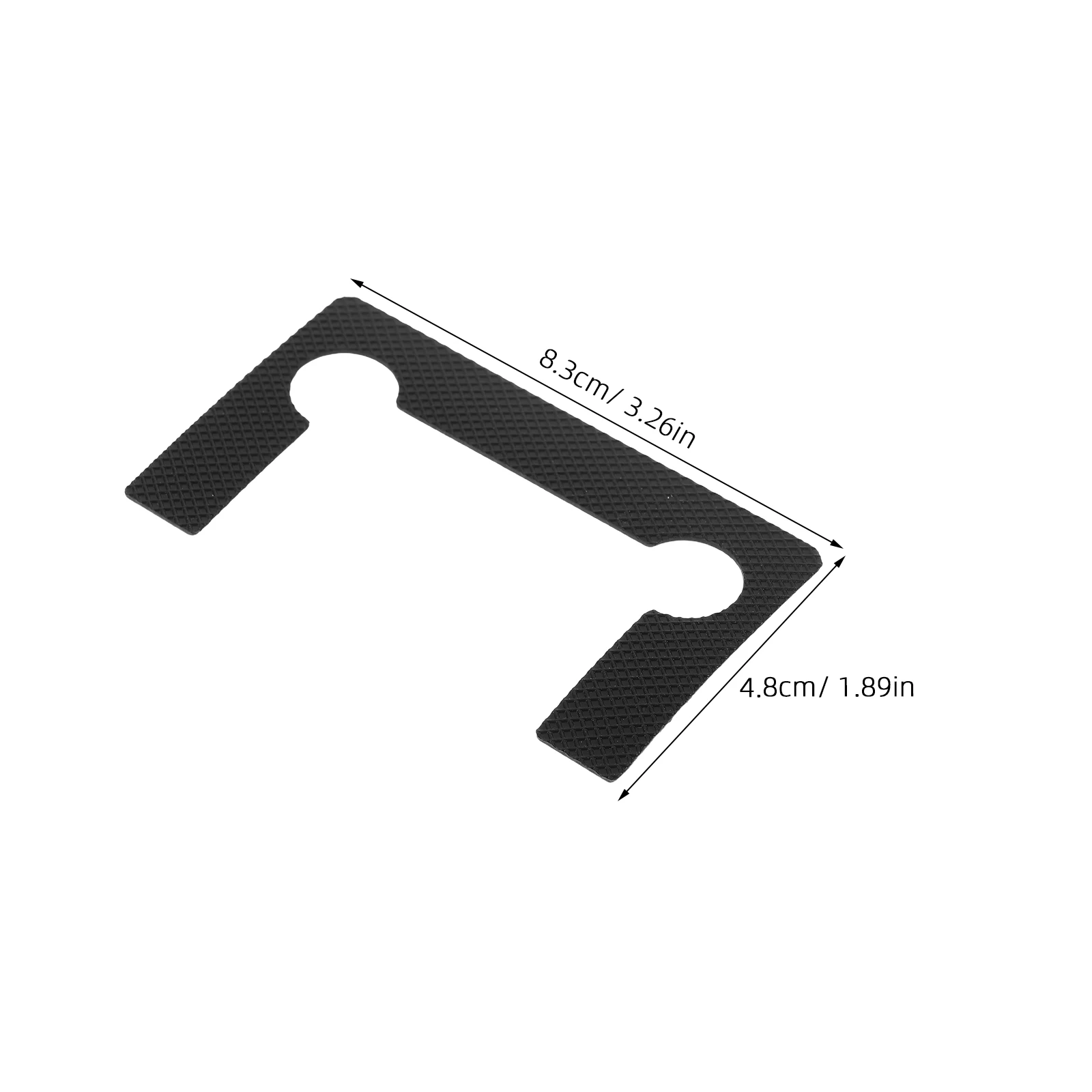 10Pcs Transparent Bathroom Clamp Pads Strong Plastic Door Hinge Protector for Glass Shower Panels Fixed Panel Glass Clamp