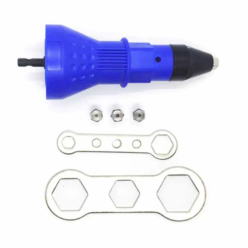 Electric Rivet Nut Gun Riveting Tool Cordless Riveting Drill Adaptor Insert Nut Tool Accessorie Riveting Drill Adapter