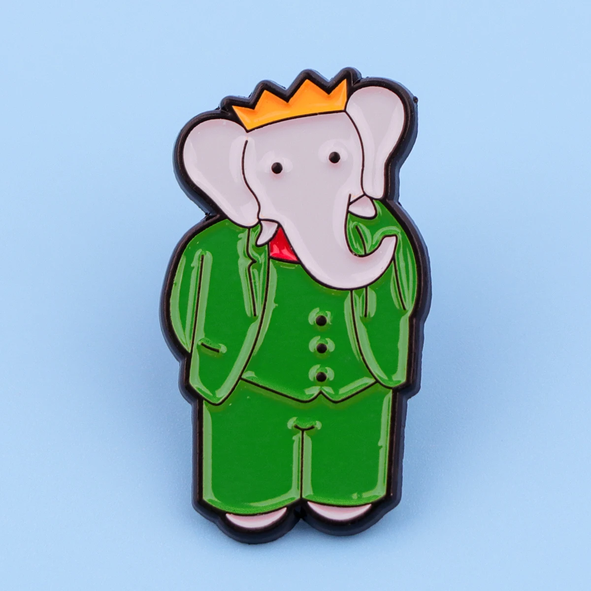 Green Elephant Enamel Pin Badges on Backpack Women's Brooches Collar Lapel Pins Animal Jewelry Cosplay Accessories Toys Gifts