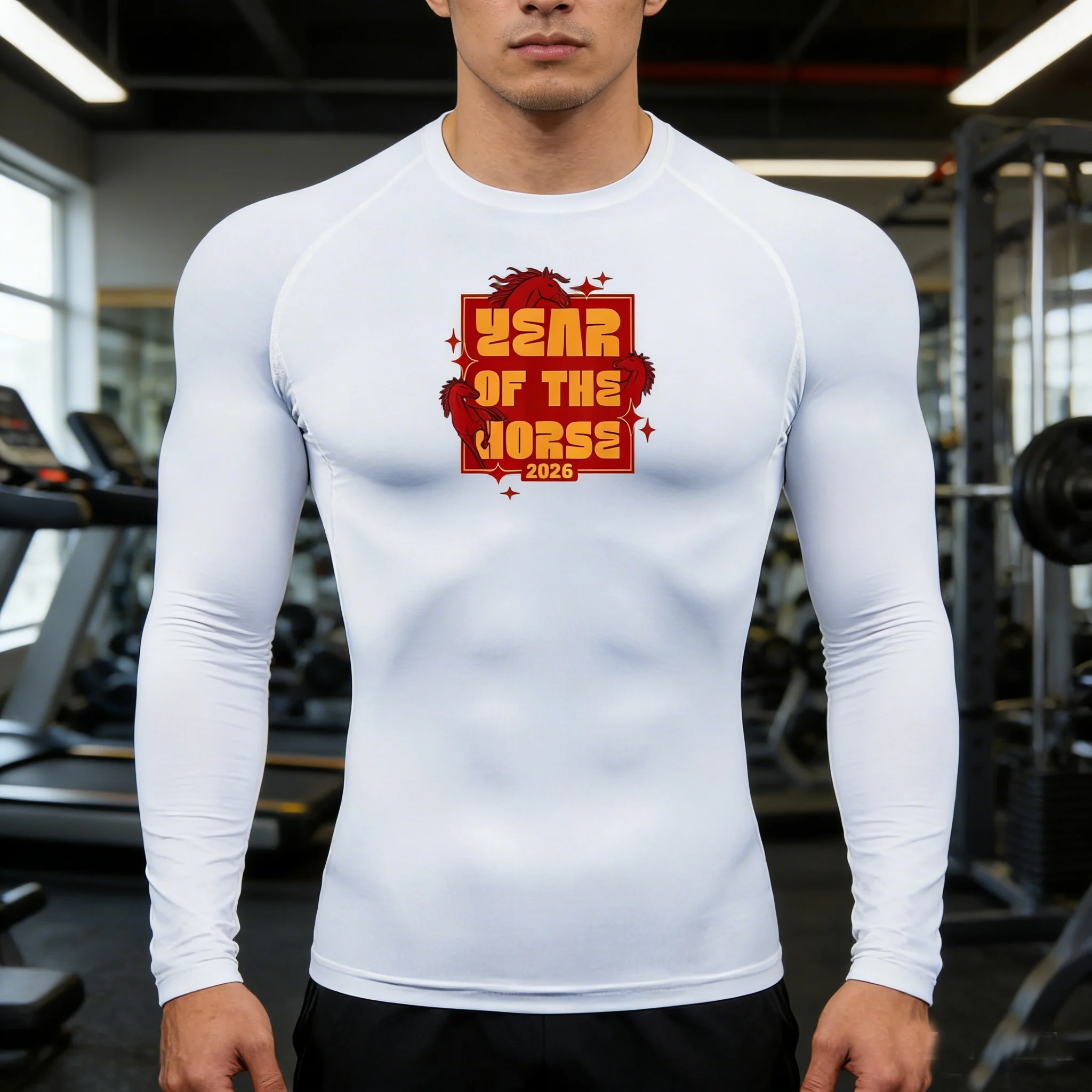 Fitness confortable pour hommes, haut à motif imprimé pour ajustement serré, combinaison d'entraînement, combinaison de basket-ball, Sport de cyclisme de Badminton