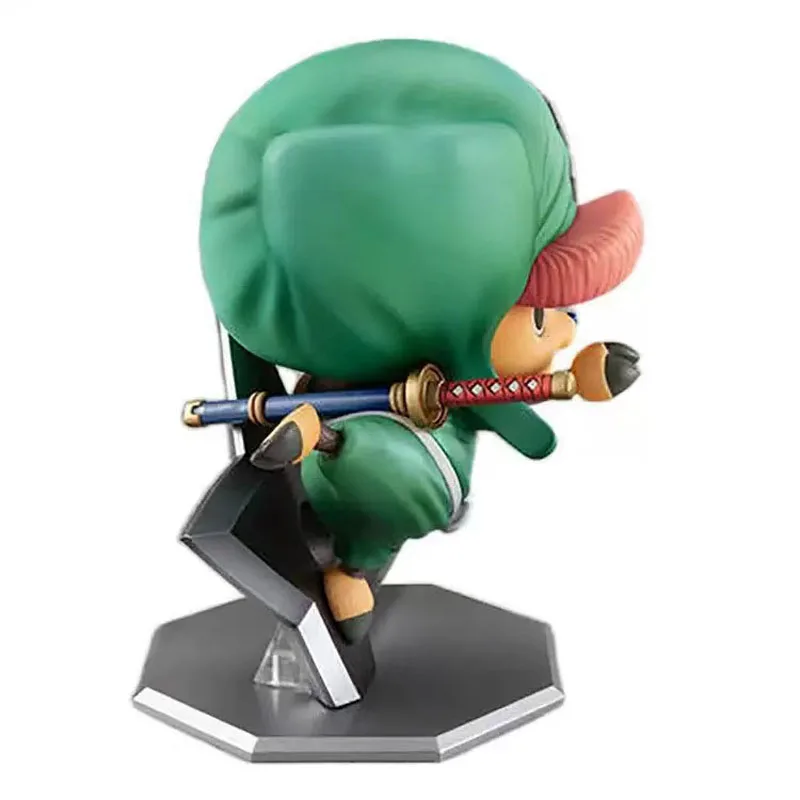 Anime uma peça figura de ação pvc quimono ninja tony chopper coleção decoração modelo brinquedos boneca presente