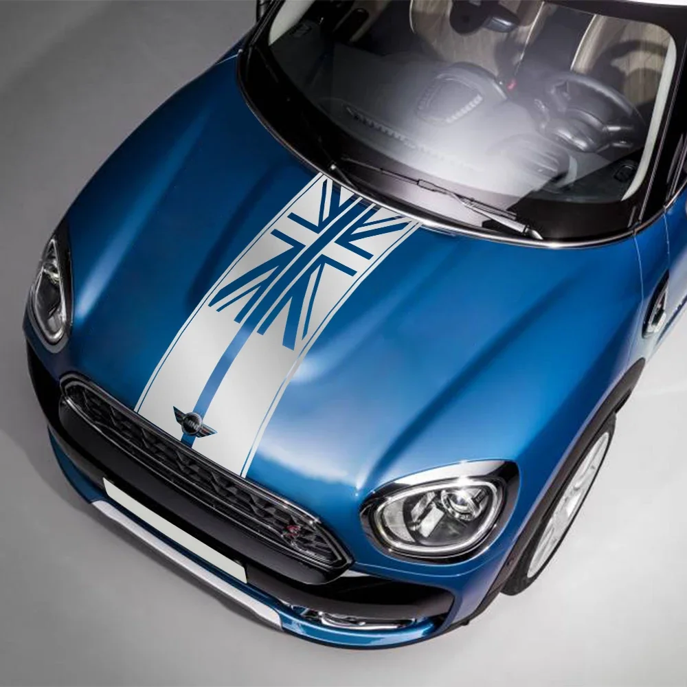 

Car Hood Stickers Cover Union Jack Tuning Decor Decal For Mini Cooper S F54 F55 F56 F60 R53 R55 R56 R60 R61 Clubman Countryman