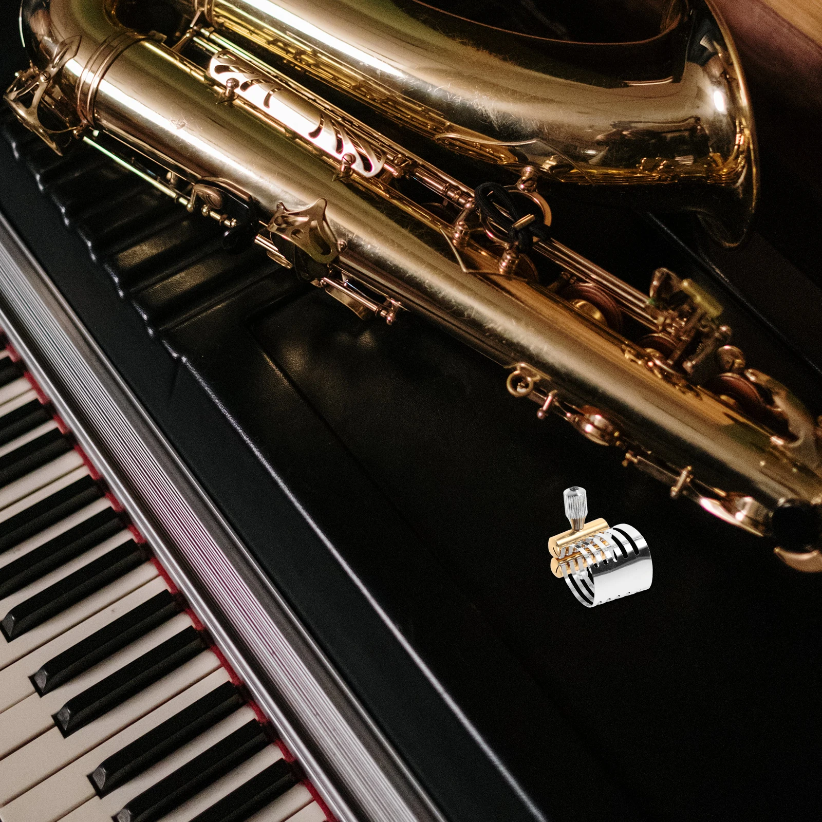 

Saxophone Flute Head Card Alto Supplies Accessories Appendix Clarinet Mouthpiece Cover Gear Stainless Steel Equipment