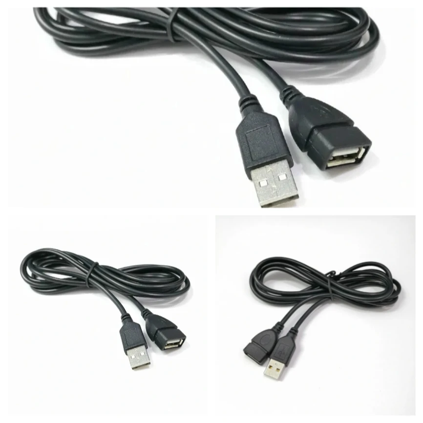 

50pcs 3m Long USB 2.0 Extension Cable Wire Extender Cord for PS1 Controller For PS Classic Mini Console