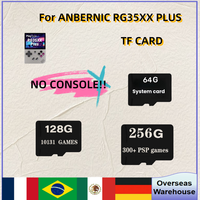 For Anbernic RG35xx Plus Memory Card PSP Gamesvideo Game Console 256gb Tf Card Preloaded Games 300+ Pre-install Retro Games