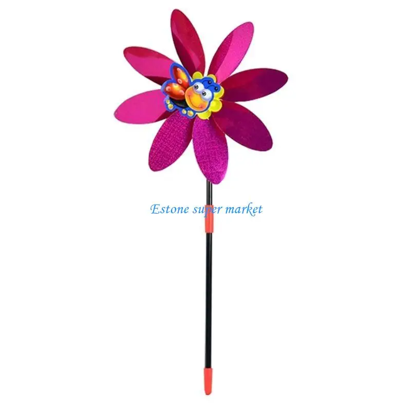 090B Błystki obrotowe odstraszają ptaki i szkodniki Ozdoby ogrodowe Zabawki dla dzieci do zabawy na świeżym powietrzu