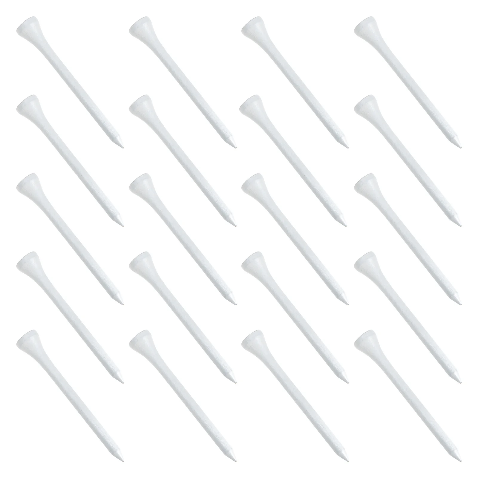 

100Pcs Wooden Golf Tees Strong Natural Wood Material Club Face Protection Easy Use Indoor Outdoor Training Accessory