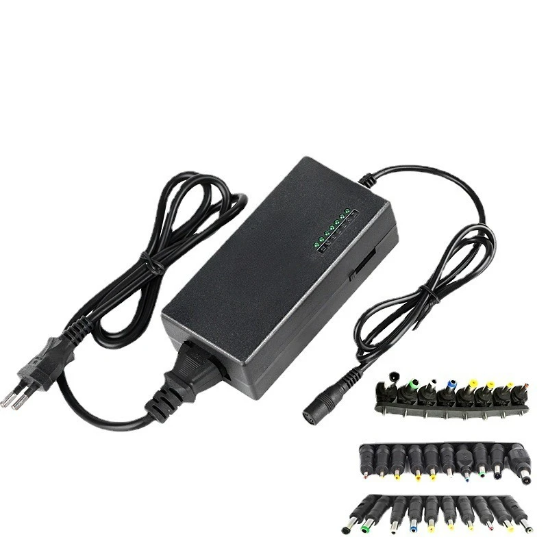 96W Multifunctional Notebook Power Adapter 12-24v Notebook Power Charger