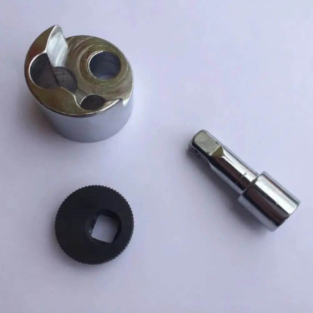 Silver Finish Broken Bolt Extractor Steel Material Sliding Head Bolt Extractor Square Joint Special Tool
