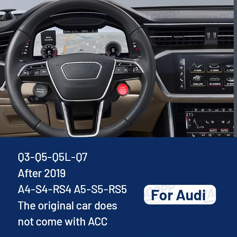 R8 motor çalıştırma durdurma sürücü seçin anahtarı düğmesi için Audi A3 A4 A5 A6 A7 TT MQB spor direksiyon anahtarı düğmesi siyah boya