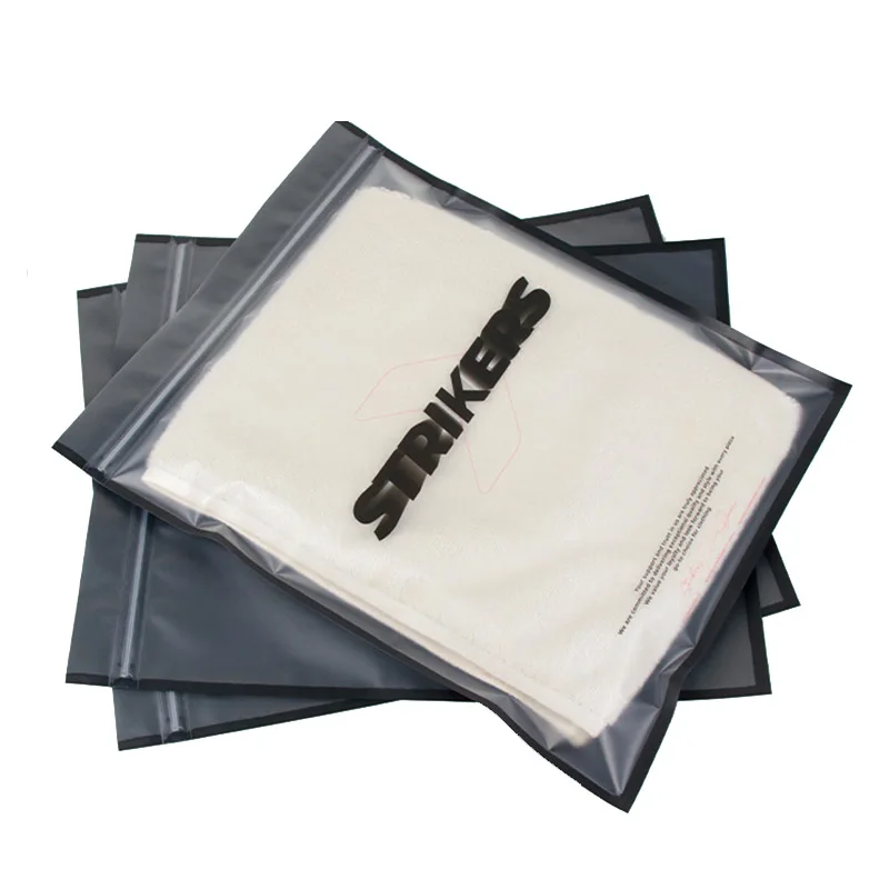 

2025customized.Accept Custom Transparent Organic Packaging Zip Lock Plastic Frosted Ploy Zipper Bag Frosted Ziplock Bag