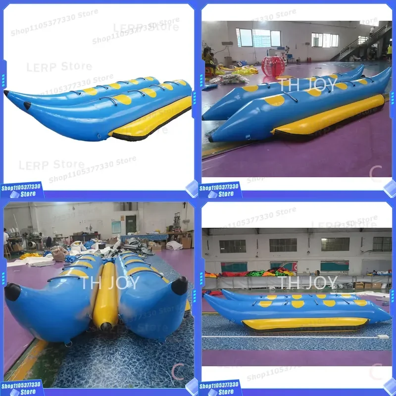 Ultimate Fun on Water Commercial Inflatable Towable Banana Boat for 6 Riders to Your Doorstep