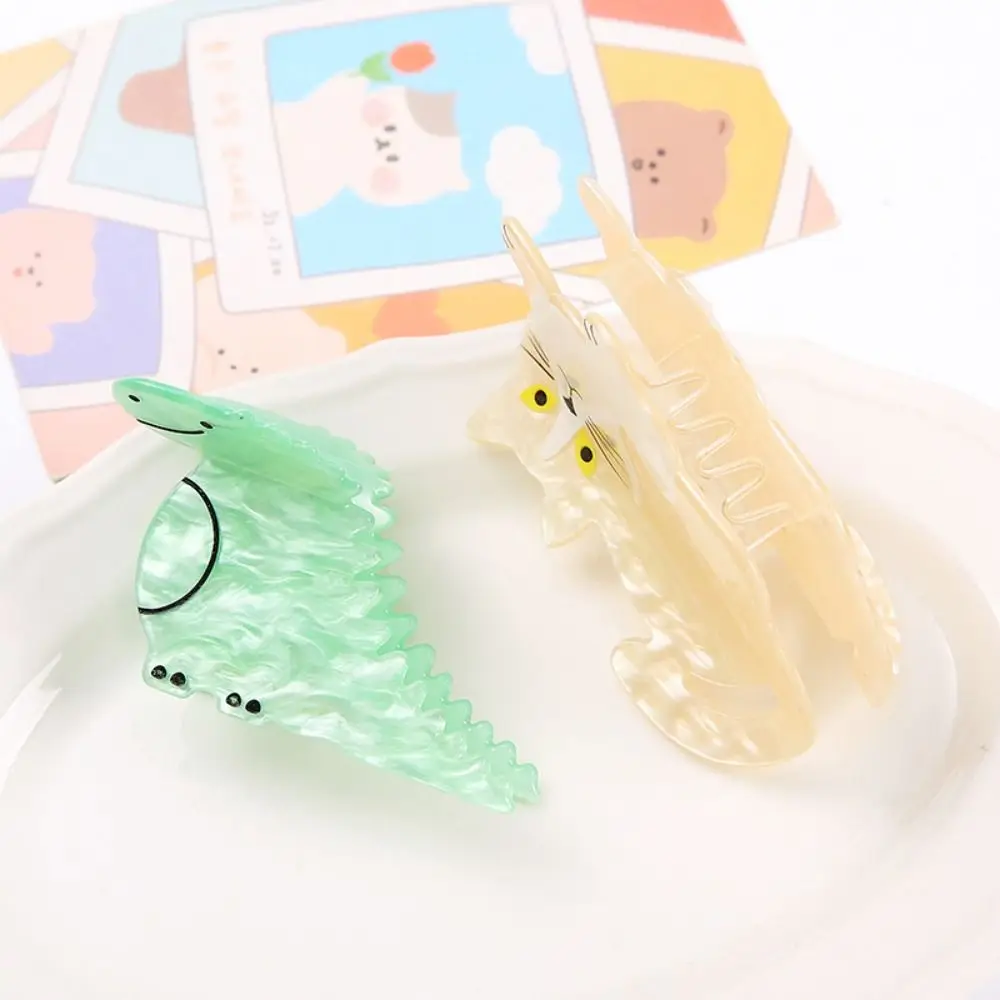 Fashion Dinosaur Animal Hair Claw Animal Shark Clip Grab Clip Cat Hair Clip Women Headwear Cartoon Daily