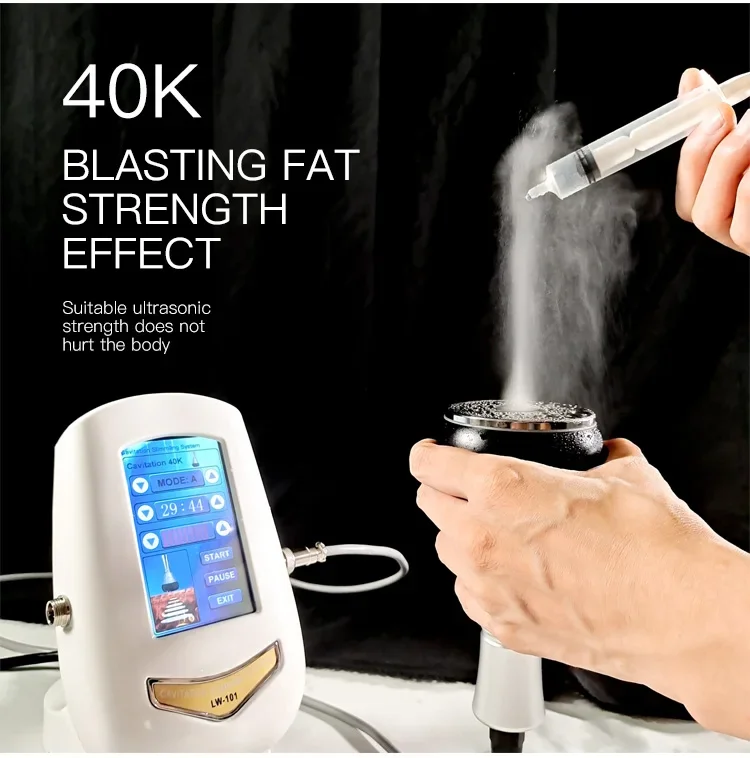 40K Ultras0nic Cavitati0n RF Weight L0ss Body Slimming Machine 3 IN 1 40K Cavitati0n Radio Frequency Beauty Machine