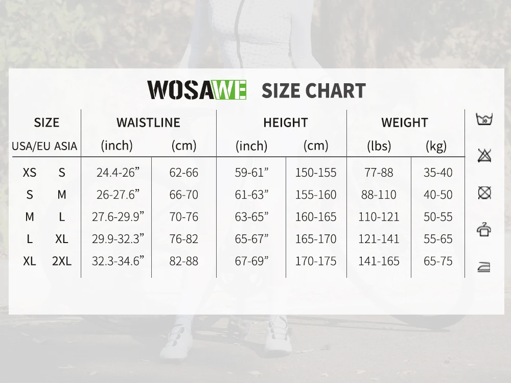 WOSAWE Women's Short Pants Clothing MTB Road Cycling Shorts Quick-Drying Breathable Women's 20D Gel Pad