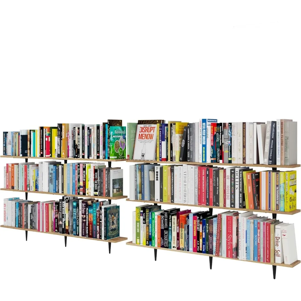 أرفف عائمة ريفية طويلة مقاس 48 بوصة من Arras للجدار، رف كتب حائطي لغرفة المعيشة، رف عائم للمكتب المنزلي، غرفة النوم، Pantr #1