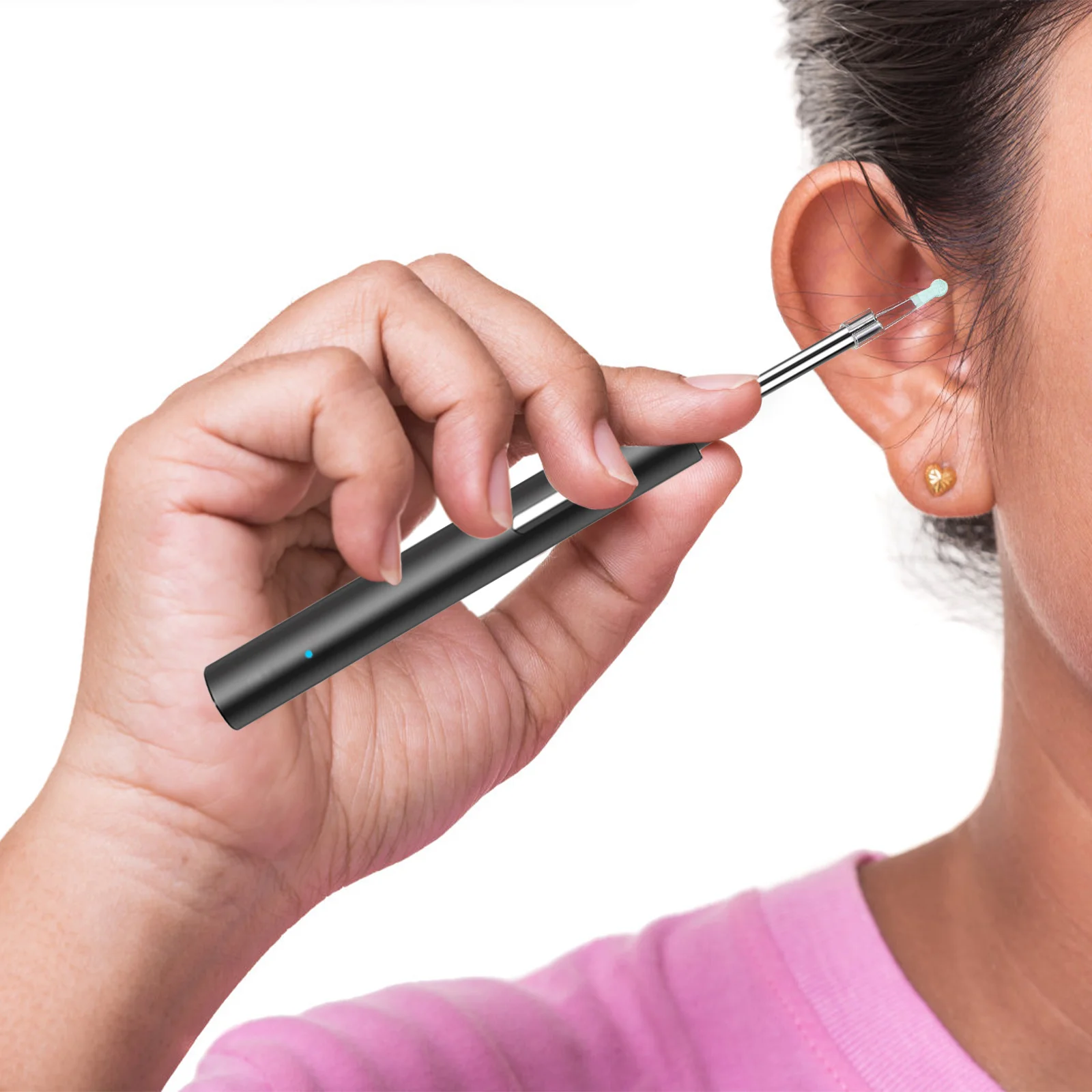 6Pcs Ear Wax Removal Tips Professional Ear Cleaning Tools Replaceable PP Spoon Tips for Clear Ears Earwax Remover Accessory