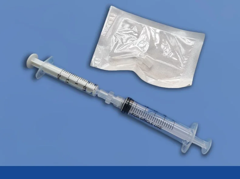 20PCS Independent sterile drug guide joint Fat grafting Double female luer straight through adapter