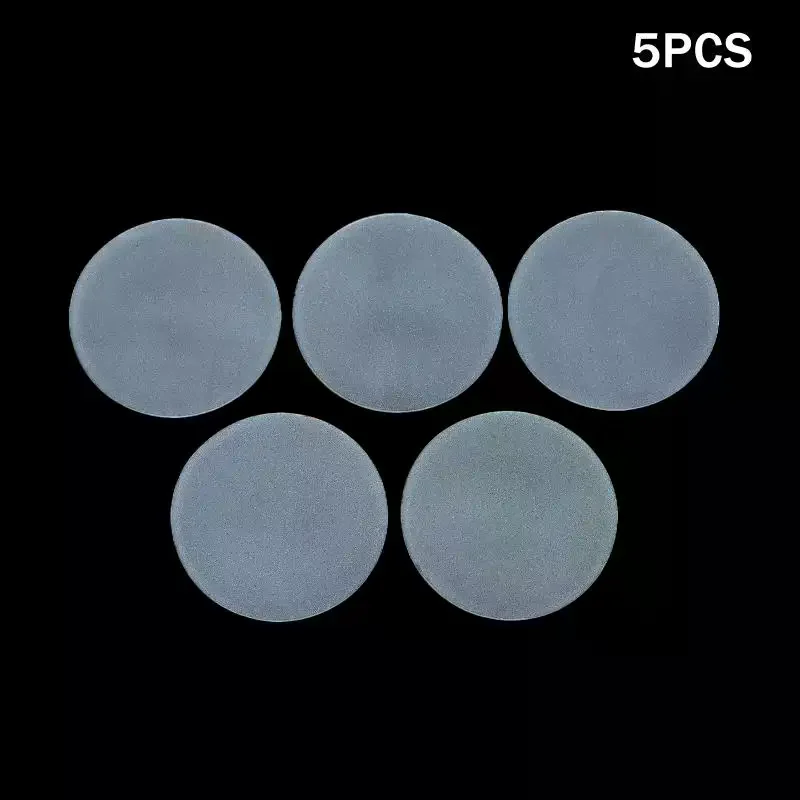 5PCS Matte Glass Round Flat Semitransparent Frosted Glass Lampshade For LED Lamp Down Light Flashlight