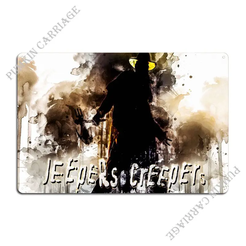 Jeepers Creepers Metal Sign Rusty Party Funny Wall Decor Tin Sign Poster