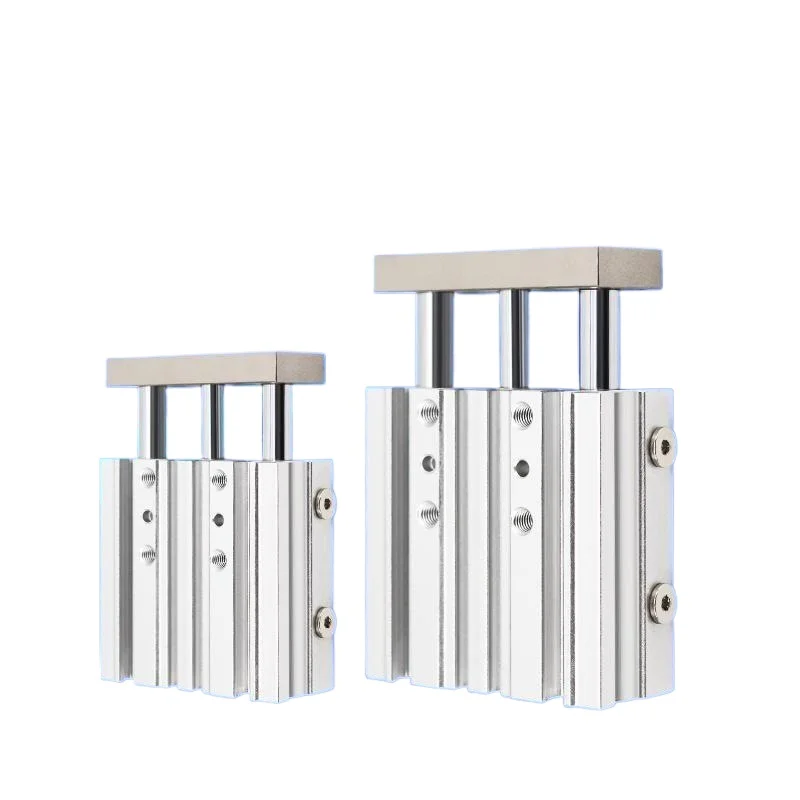 cilindro-pneumatico-guidato-serie-mgpm-a-3-aste-cilindro-compatto-con-guida-a-tre-assi-mgpm12-16-20-25-32-40-50-63