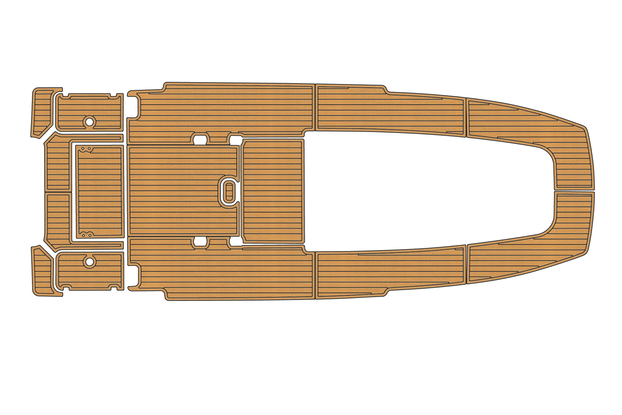 

2024 Sportsman 247OE кабина плавательная платформа 1/4 "6 мм EVA искусственный ковер для воды лыж яхта Рыбалка лодка нескользящий напольный коврик
