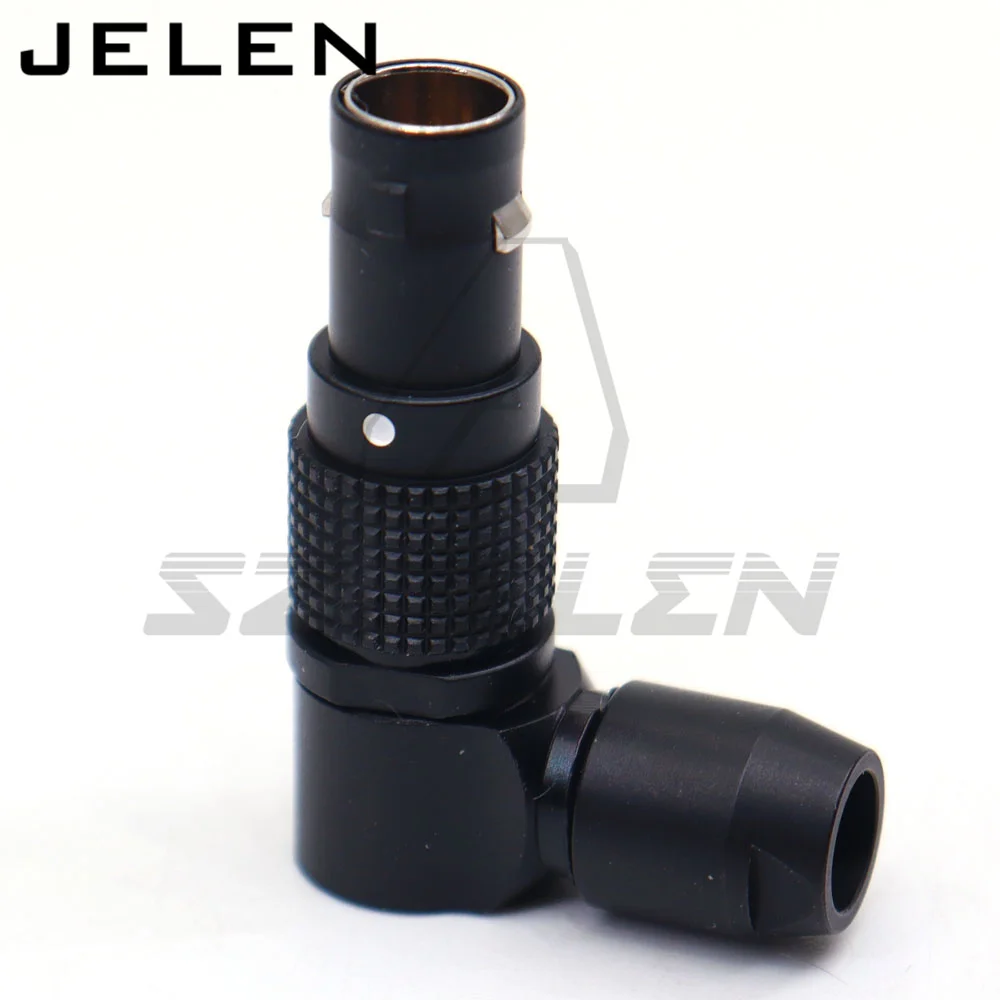 Adjustable Right-Angle black FSG 0B 2 3 4 5 6 7 9pin Plug  for Sound Devices Arri Alexa Camera Timecode, Teradek Bond Bolt Pro - Image 5