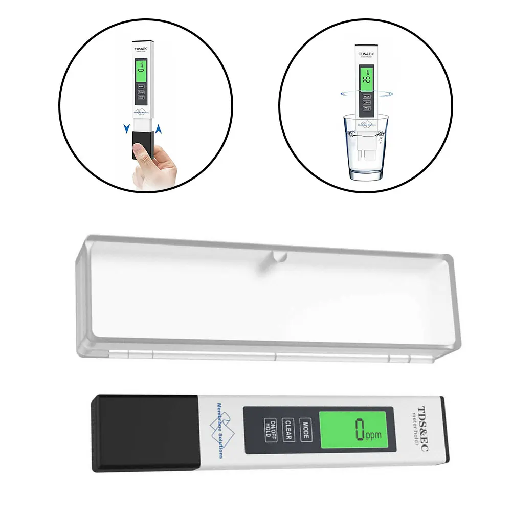 Water Quality Test Pen Digital 0-9990PPM 4-in-1 5s Measurement Automatically Home Drinking Portable Healthy Living