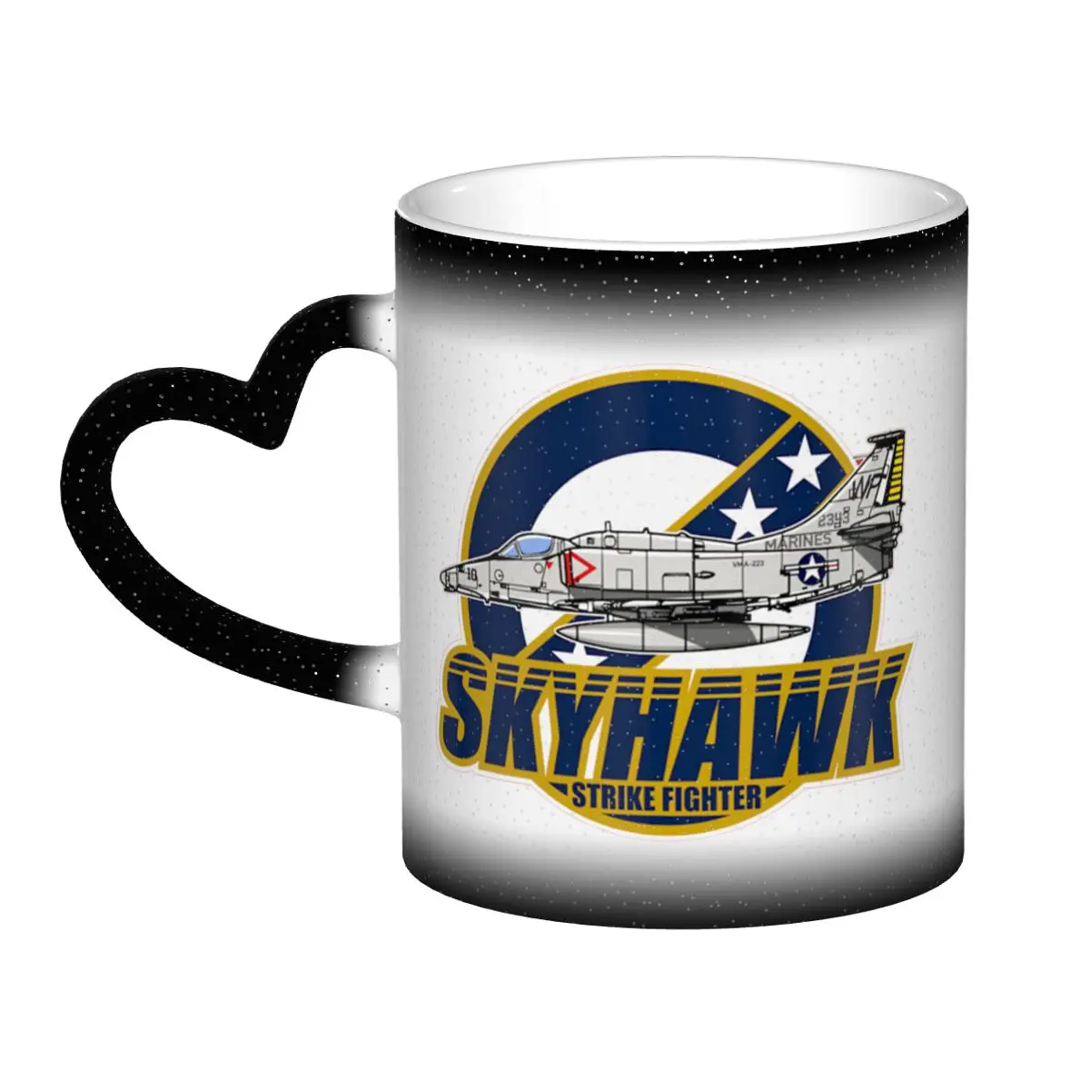 

VMA-223 A-4 Кружка Skyhawk, забавные керамические кофейные чашки, чайные кружки, чашка для молока, посуда для напитков, подарок для друзей
