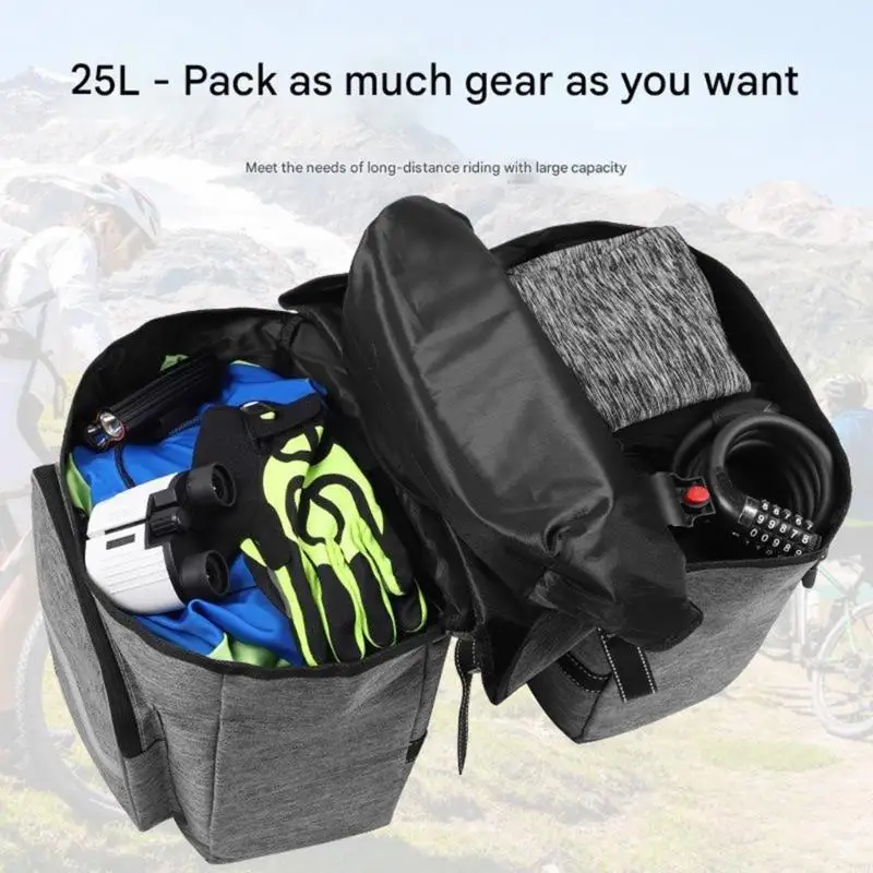 Heavy Type Waterproofed Cycling Storage Bag Bike Luggage Pack for Motorcycles Trip Hiking Boatings JOME