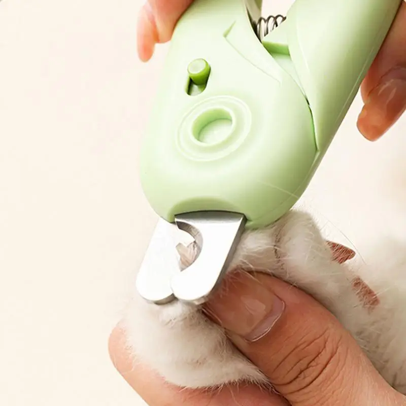 Dog Nail Trimmers Home Pet LED Light Nail Scissors Comfortable Fit Multi-Purpose Pet Grooming Tool for Cats Dogs Rabbits