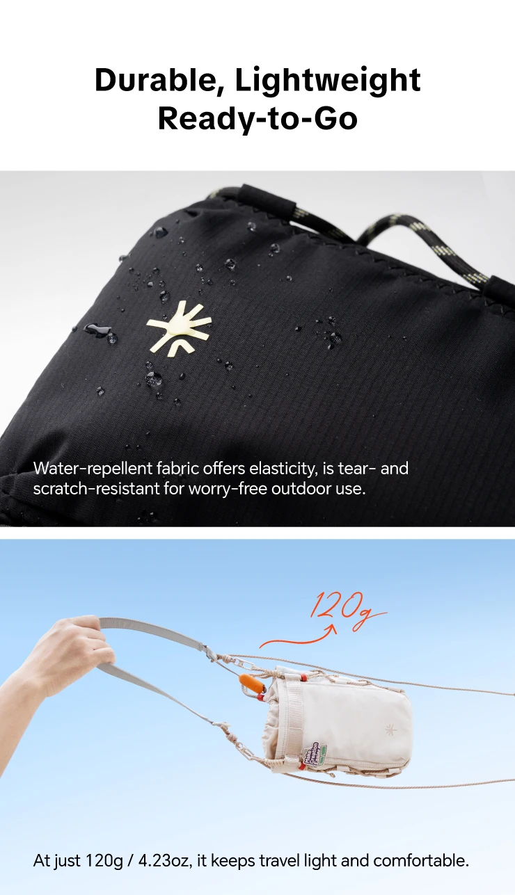 PGYTECH OneGo Casual Umhängetasche Leichte Kameratasche mit Kordelzug Handtasche für iPhone 12-17 – Detail 7