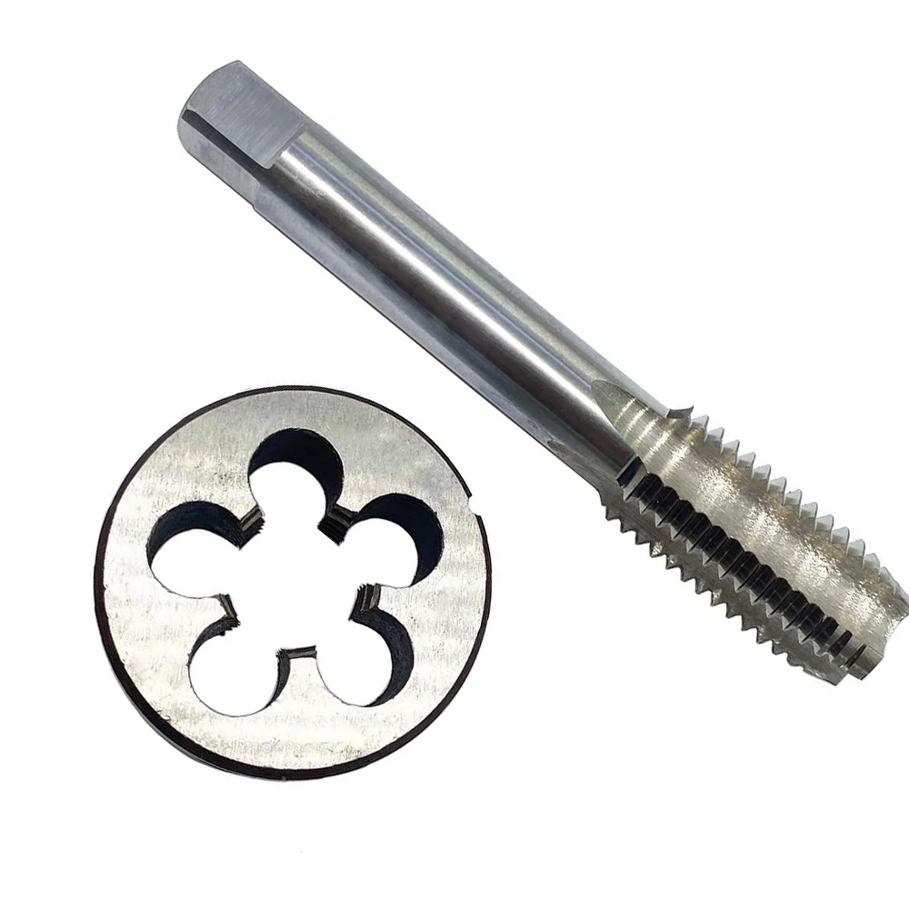 HUAZHICHUN 1PC 11/8-20UN 11/8-24UNS 11/8-28UN Tap + Die,  HSS Tap and Die Set Right Hand Tap