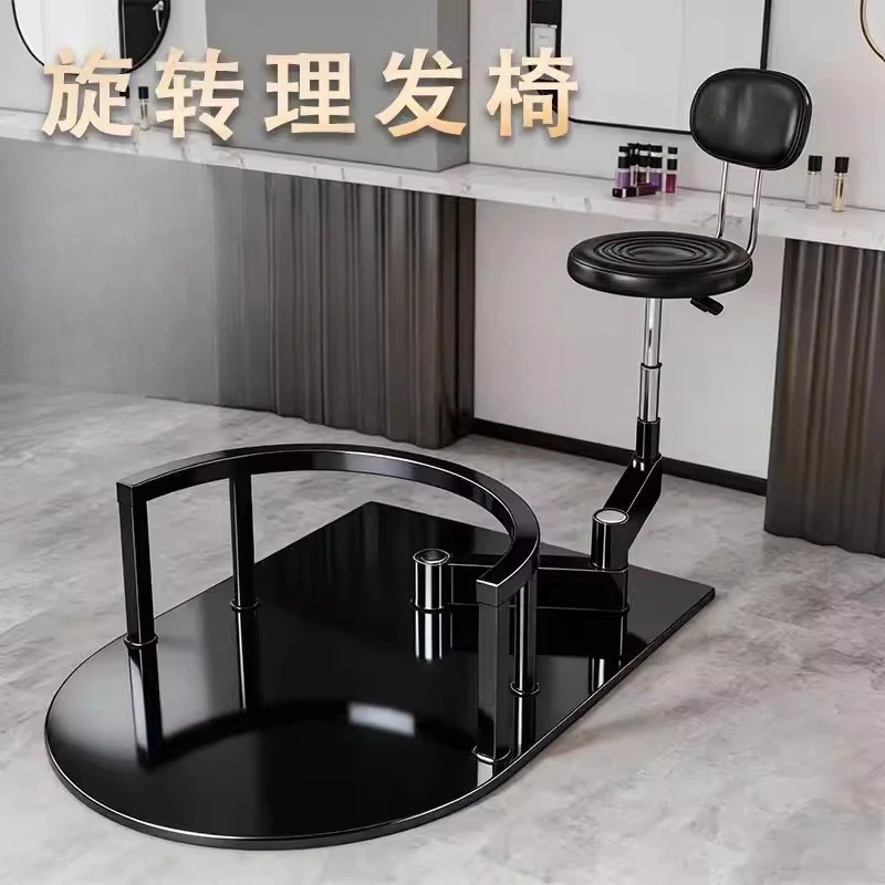 Rotating barber chair Big work stool Hair integrated rotating chair Hairdresser rotating chair