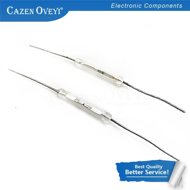 Язычковый переключатель для сухих труб, 10 шт./партия, 2x14 мм, стекло белого цвета, низкое напряжение, ток 100%, новая оригинальная фотография